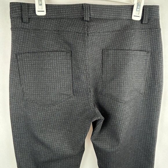 Karl Lagerfeld quiet-luxury dark grey micro-houndstooth pants – Women’s 12 - Picture 7 of 9